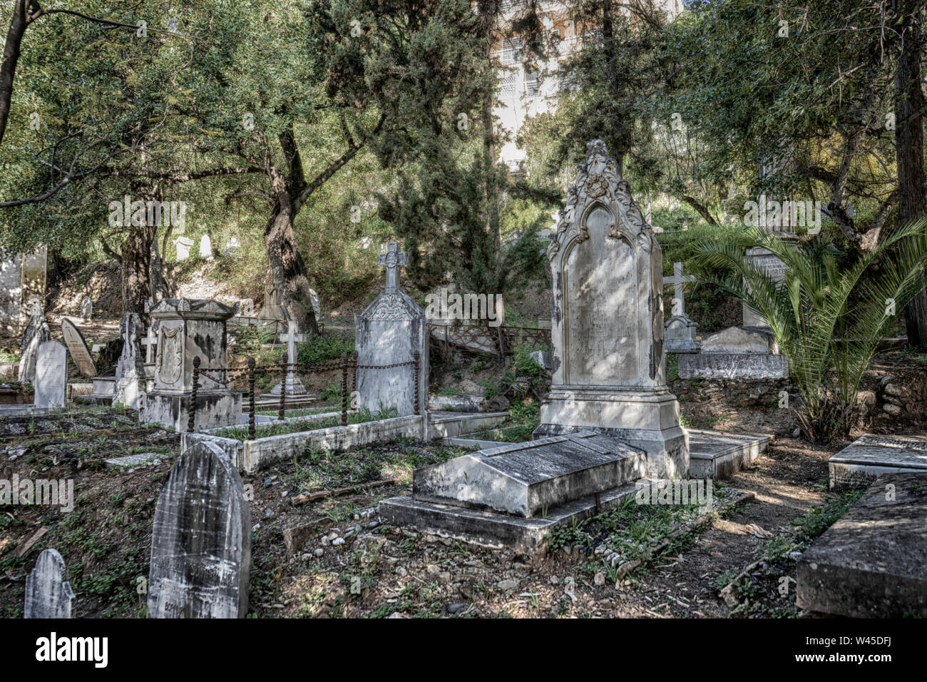 Old English Cemetery in the province of Malaga Stock Photo Alamy