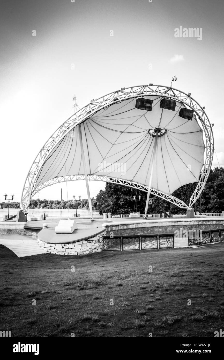 Montgomery alabama riverwalk amphitheater hires stock photography and
