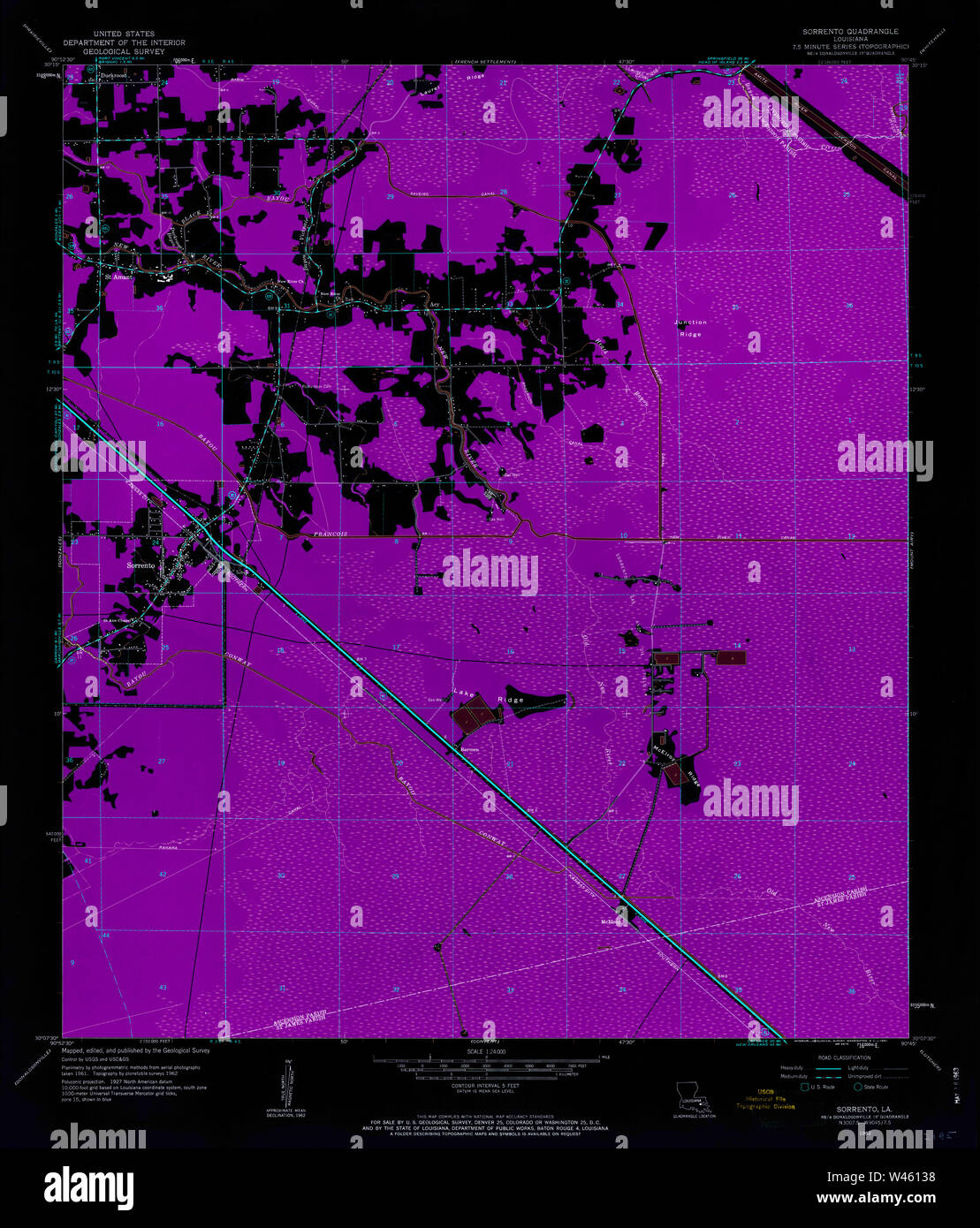 Map of sorrento hires stock photography and images Alamy