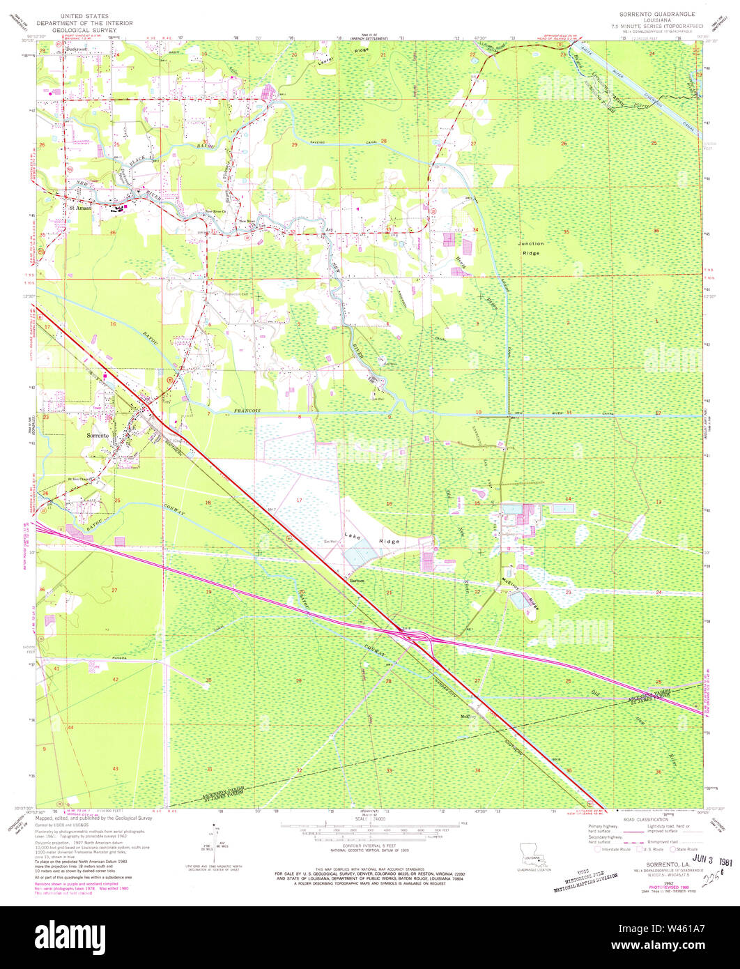 Map of sorrento hires stock photography and images Alamy