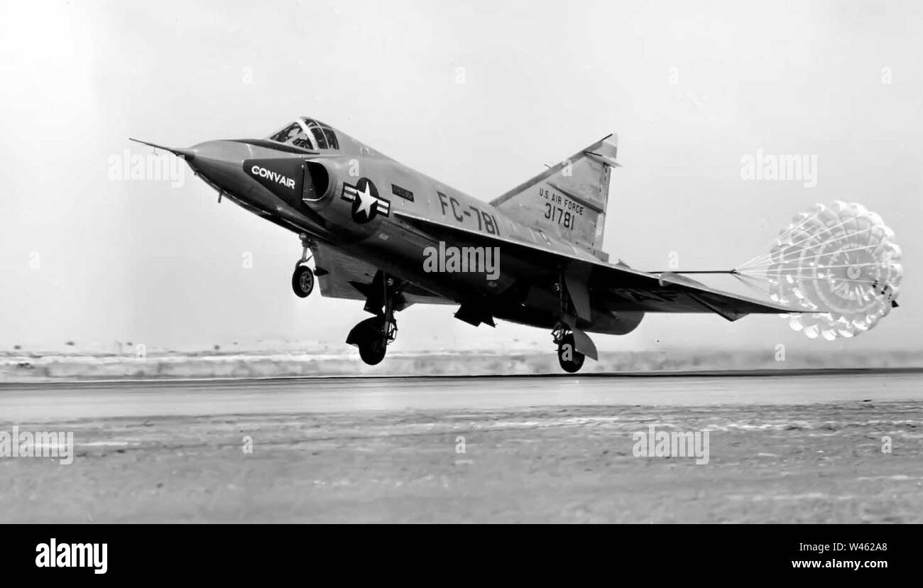 Convair yf 102 Black and White Stock Photos & Images - Alamy
