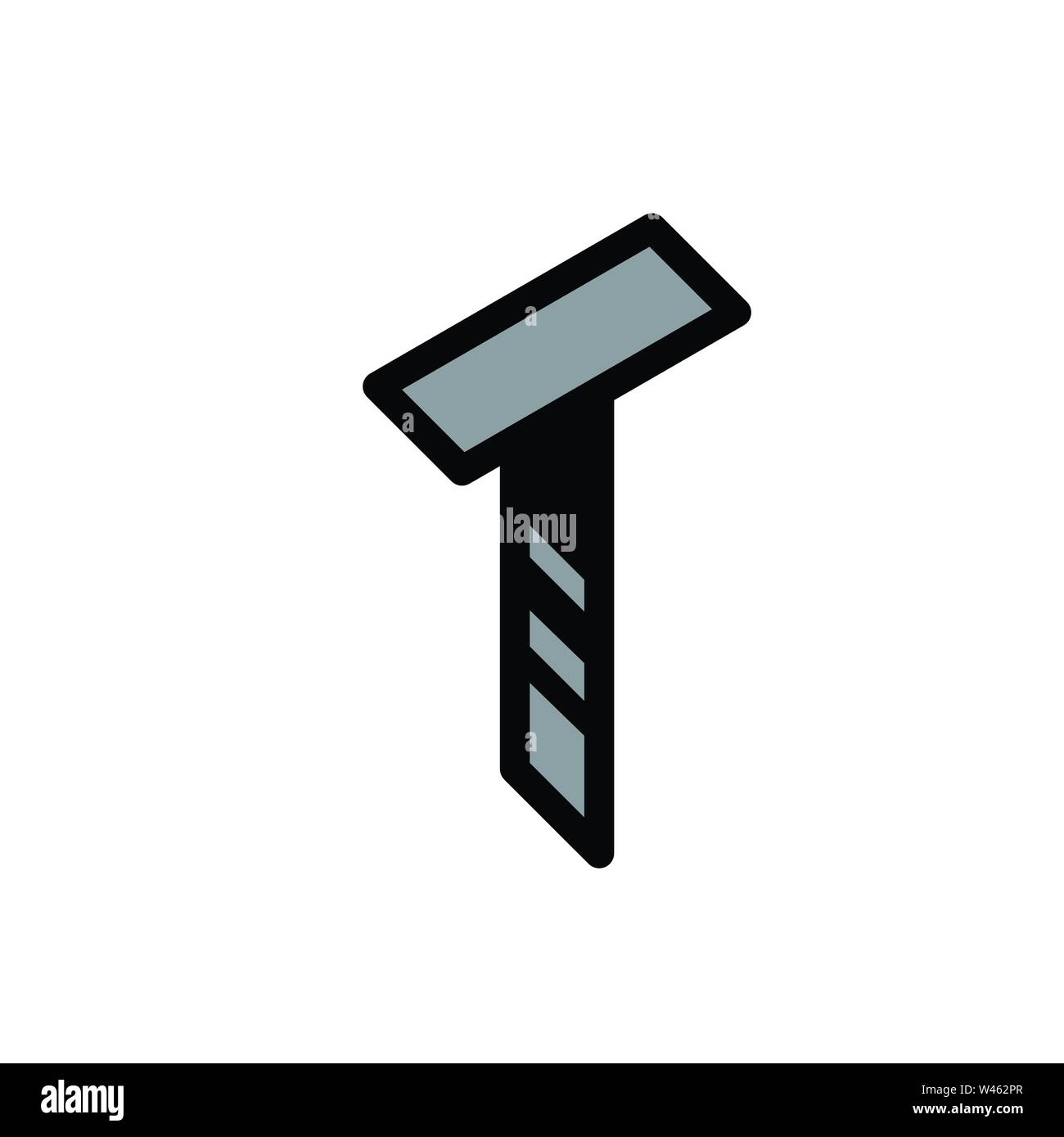 Bright letter T. Vector. Linear, contour letter. Isometry, 3D. Colored ...