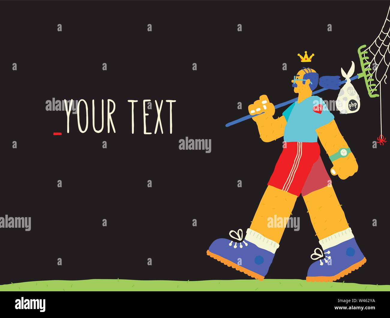 Programmer cartoon illustration hi-res stock photography and images - Alamy