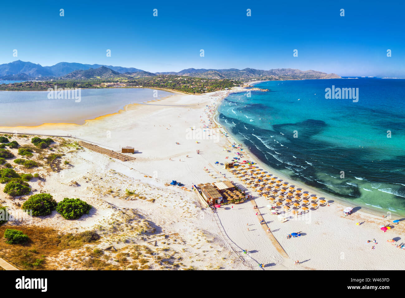 Porto Giunco Beach Villasimius Sardinia Italy Sardinia