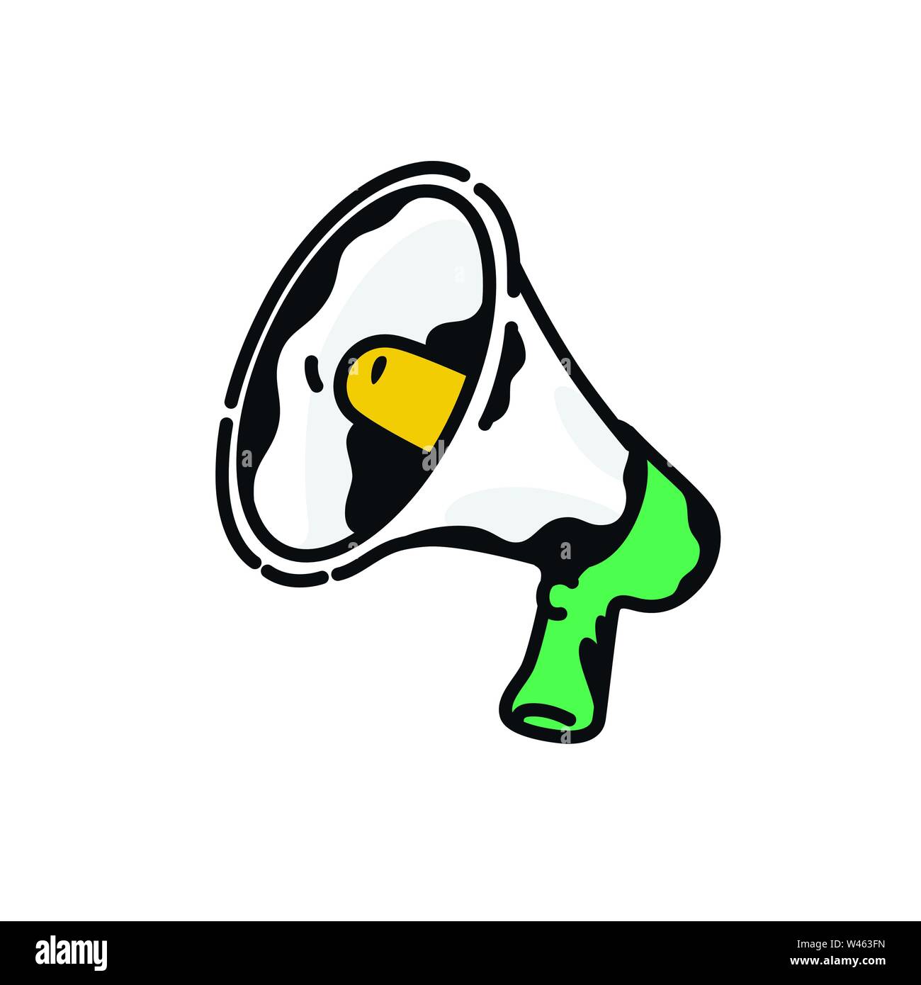 Megaphone vector vectors hi-res stock photography and images - Alamy