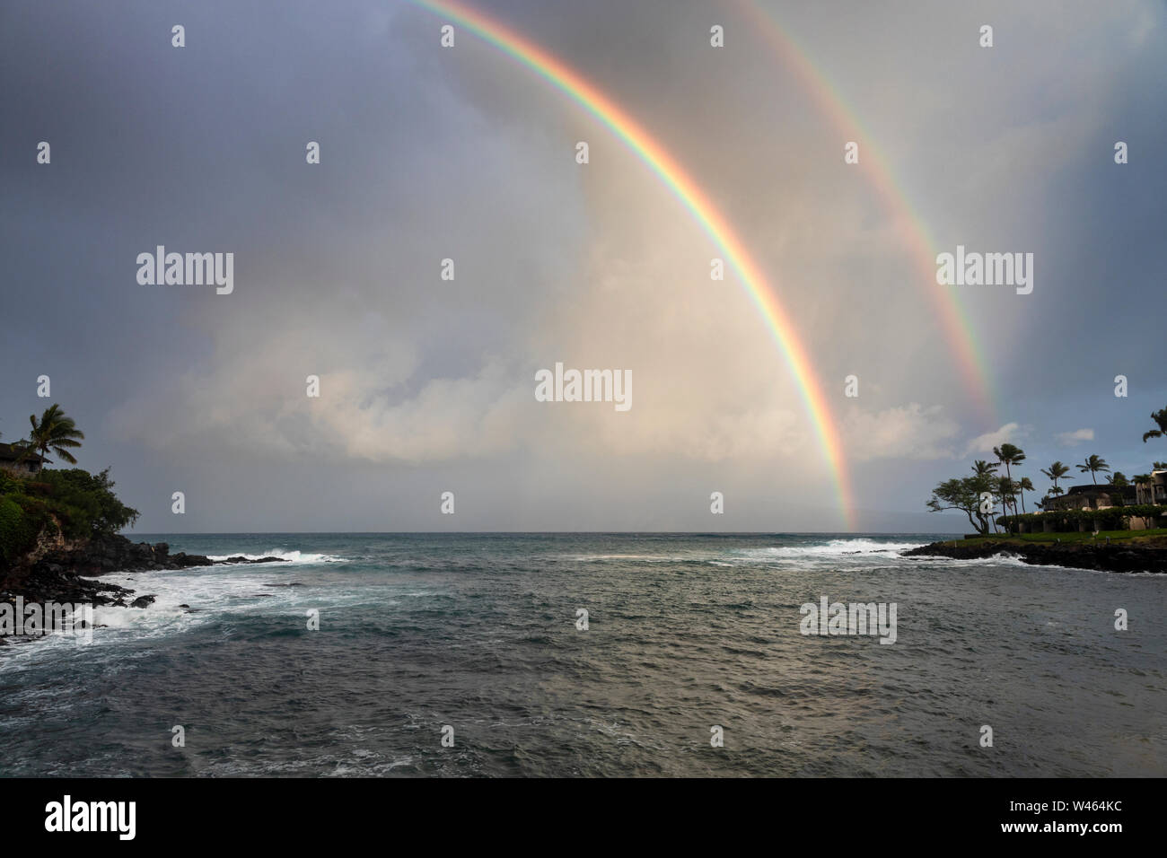 Hawaii rainbow landscape hi-res stock photography and images - Alamy