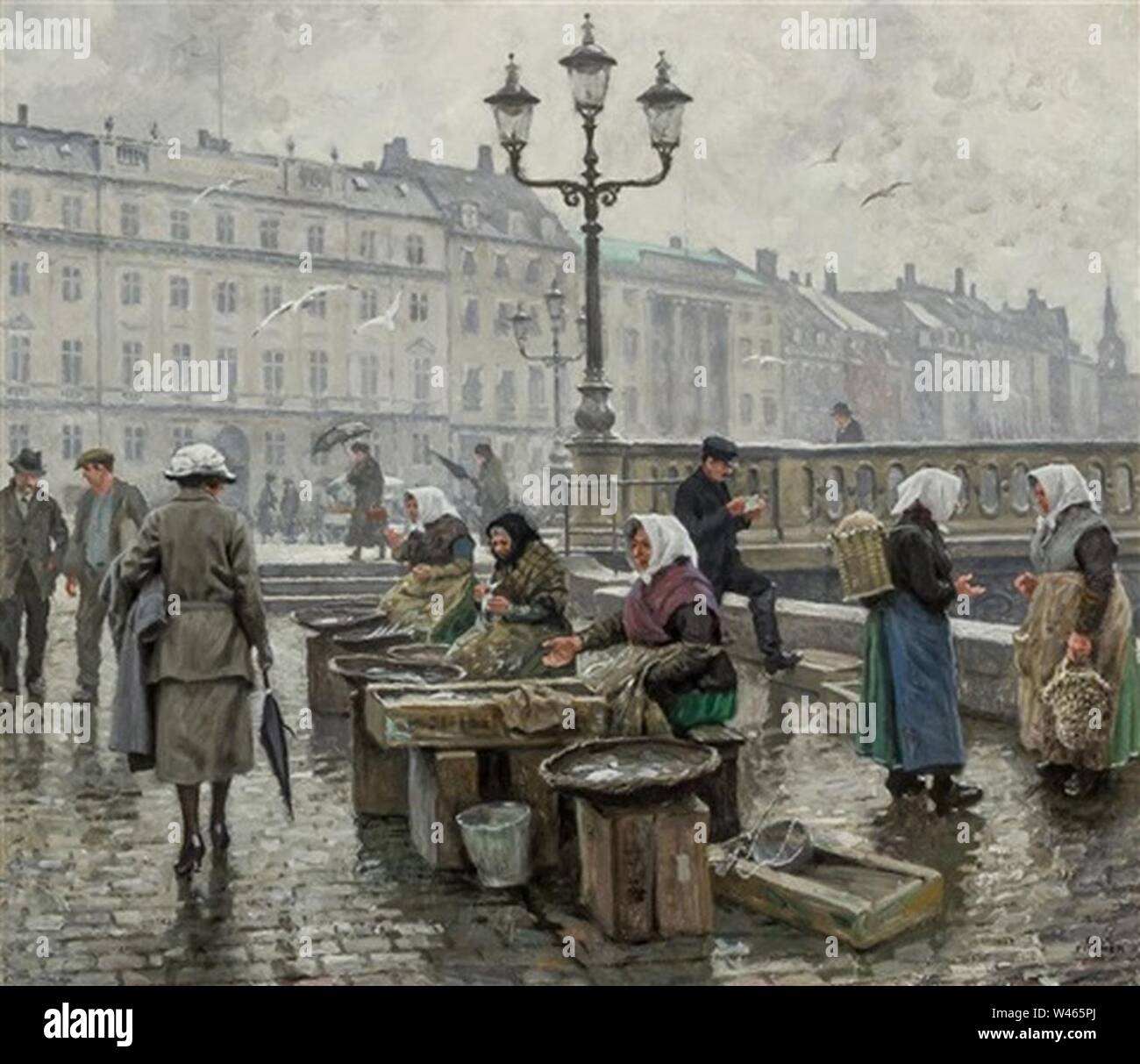 Copenhagen Fish Market Stock Photo Alamy