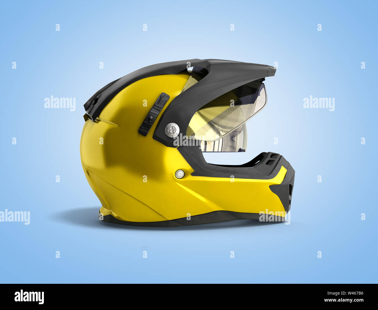 Arai helmet yellow hi-res stock photography and images - Alamy