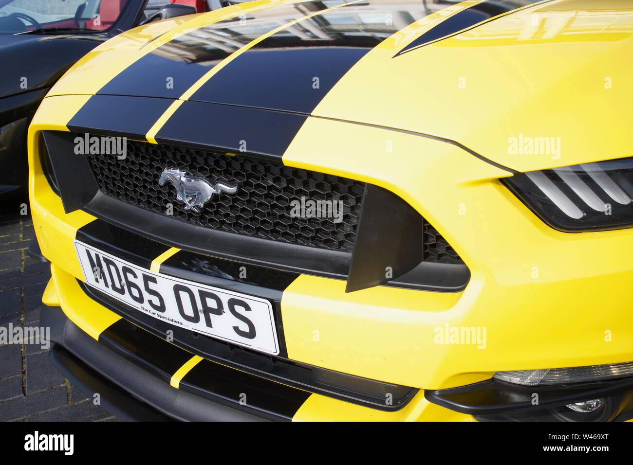 Ford Mustang GT - Photo taken in Bristol Queen Square Meet July 2019 Stock Photo