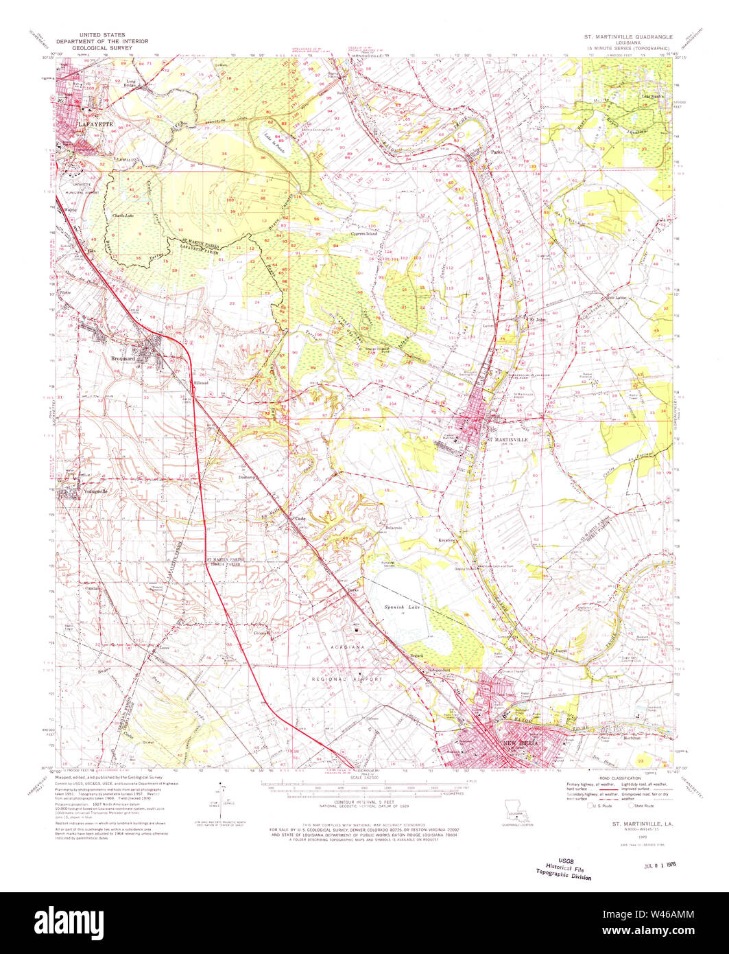 Map of st martinville hires stock photography and images Alamy