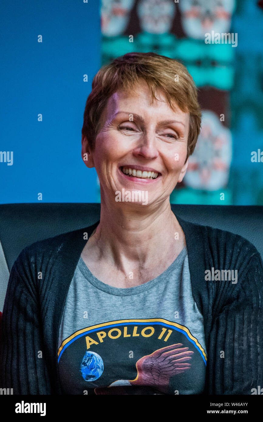 Henham Park, Suffolk, UK. 20 July 2019. British astronaut Helen Sharman - The Dermot O'Leary show for BBC Radio 2 is broadcast from the BBC Introducing stage in the woods. The 2019 Latitude Festival. Credit: Guy Bell/Alamy Live News Credit: Guy Bell/Alamy Live News Credit: Guy Bell/Alamy Live News Credit: Guy Bell/Alamy Live News Stock Photo