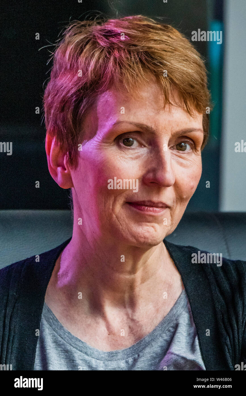 Henham Park, Suffolk, UK. 20 July 2019. British astronaut Helen Sharman - The Dermot O'Leary show for BBC Radio 2 is broadcast from the BBC Introducing stage in the woods. The 2019 Latitude Festival. Credit: Guy Bell/Alamy Live News Credit: Guy Bell/Alamy Live News Credit: Guy Bell/Alamy Live News Credit: Guy Bell/Alamy Live News Stock Photo