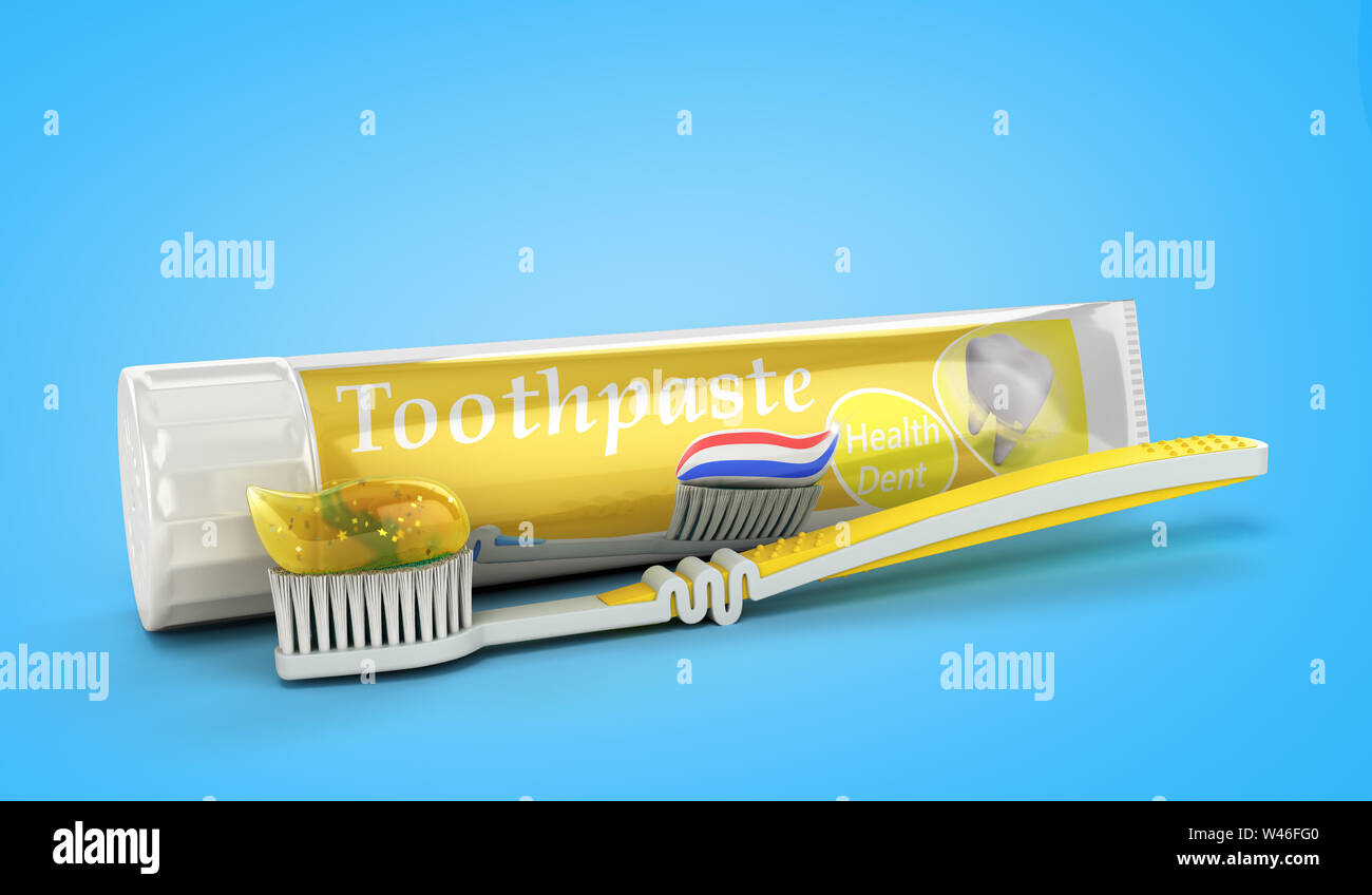 modern concept of the design of a tube of toothpaste toothpaste tube