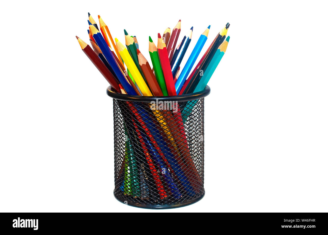 Pencils for drawing isolated on white background Stock Photo