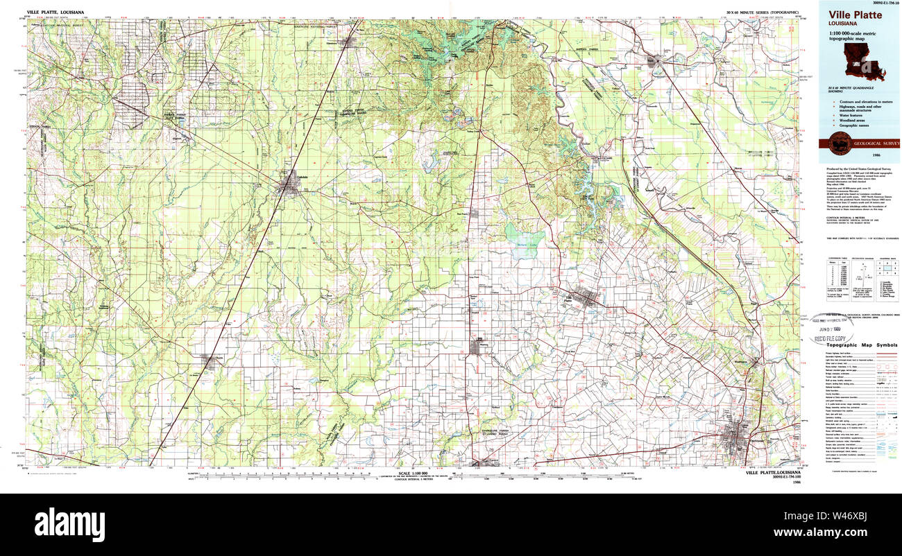 Map of platte hires stock photography and images Alamy