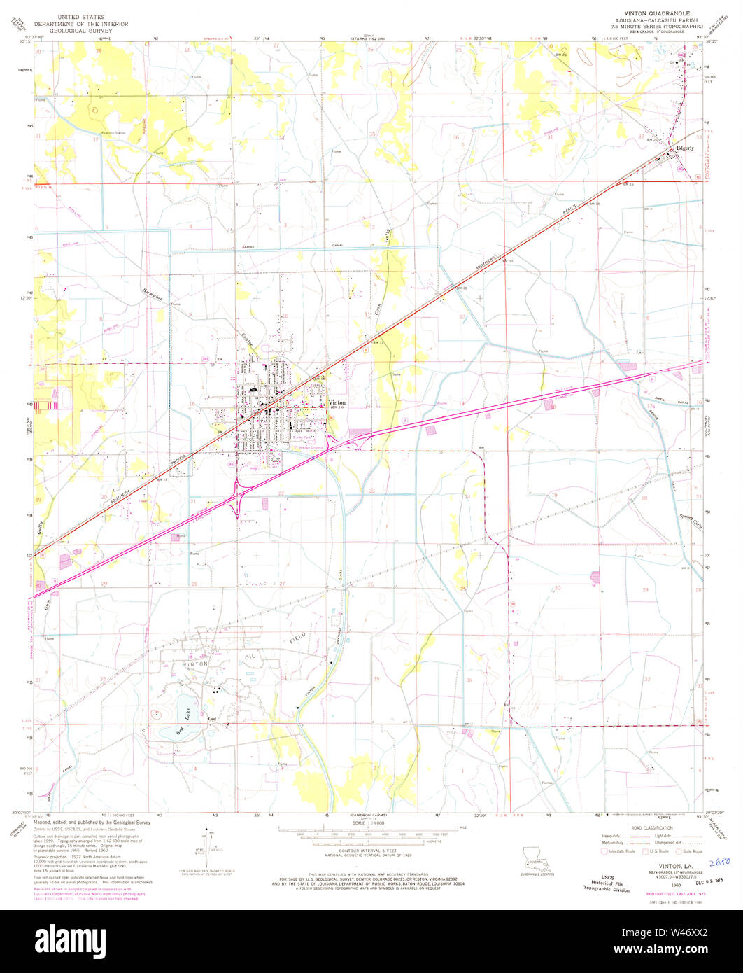 Vinton map Cut Out Stock Images & Pictures Alamy