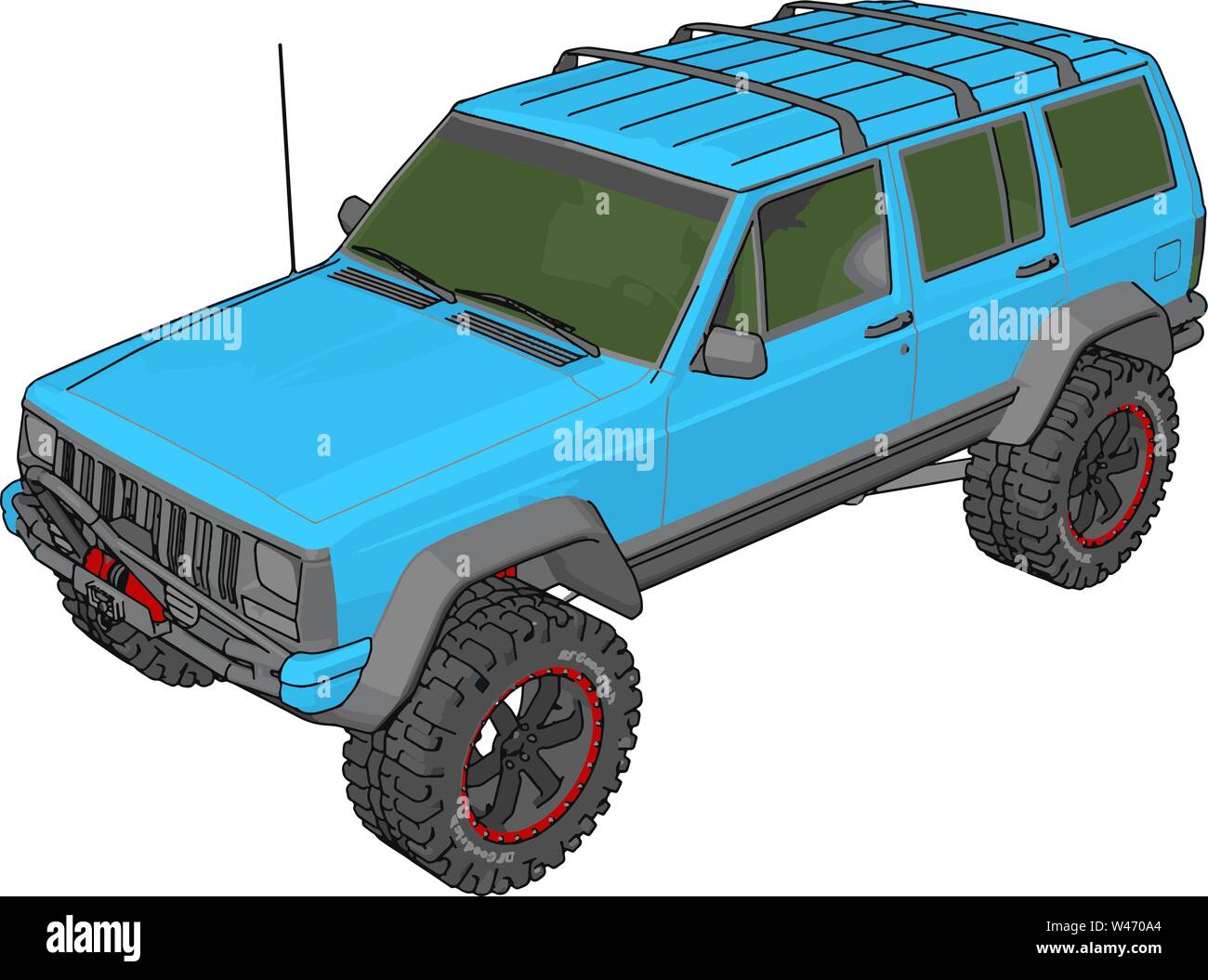 Blue Jeep Cherokee Illustration Vector On White Background Stock Vector Image Art Alamy Blue Jeep Cherokee Illustration Vector On White Background Stock Vector Image Art Alamy