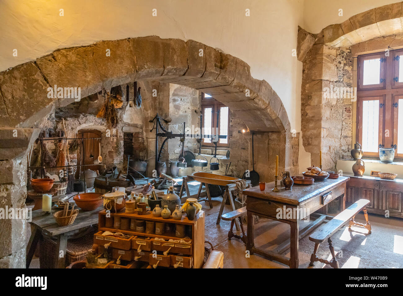 Medieval Castle Kitchen Layout