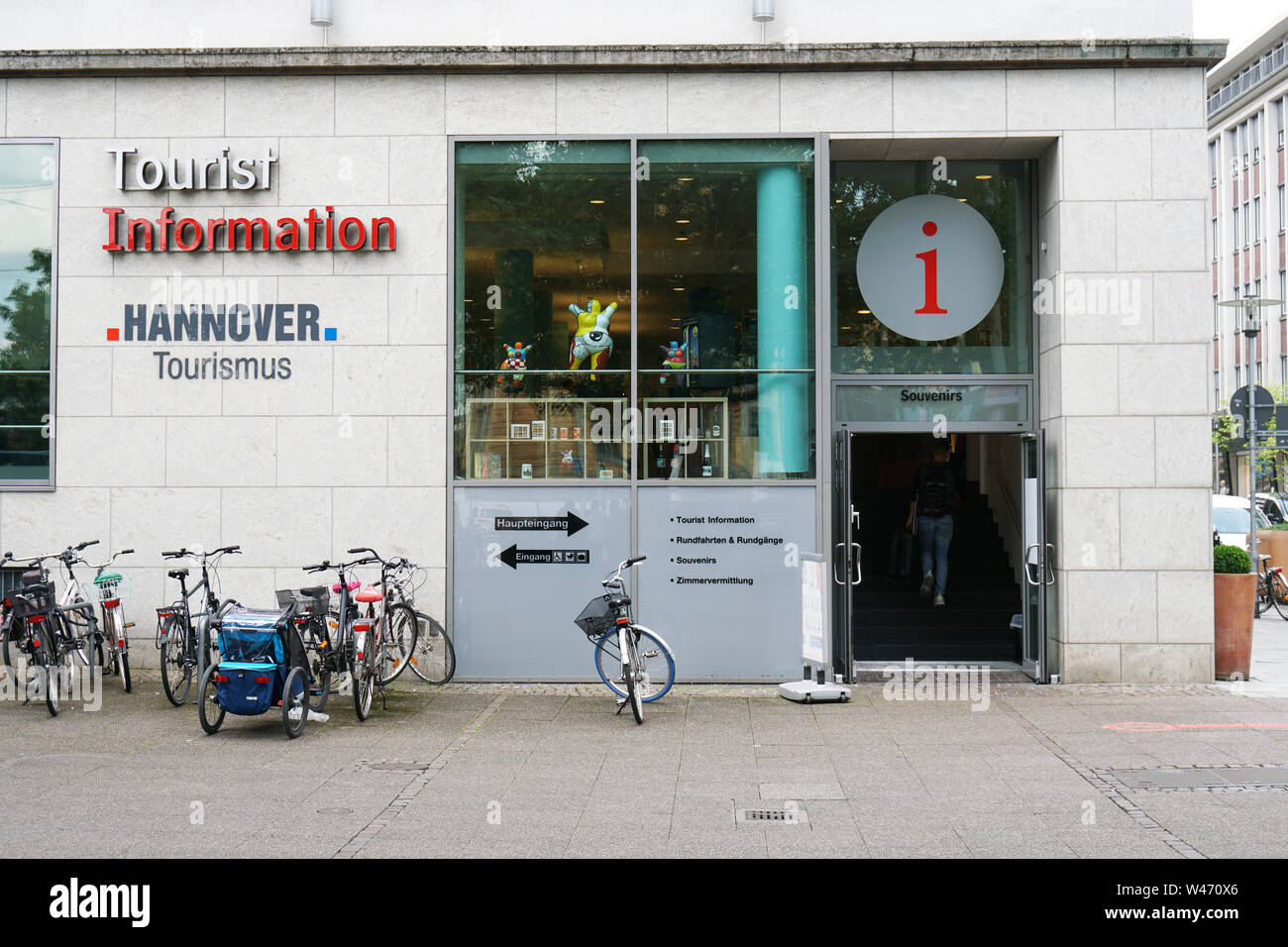 tourist information office in Hannover in Germany Stock Photo