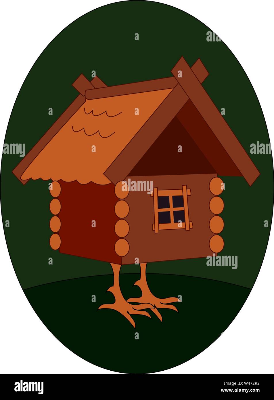 House with legs, illustration, vector on white background Stock Vector Image & Art Alamy