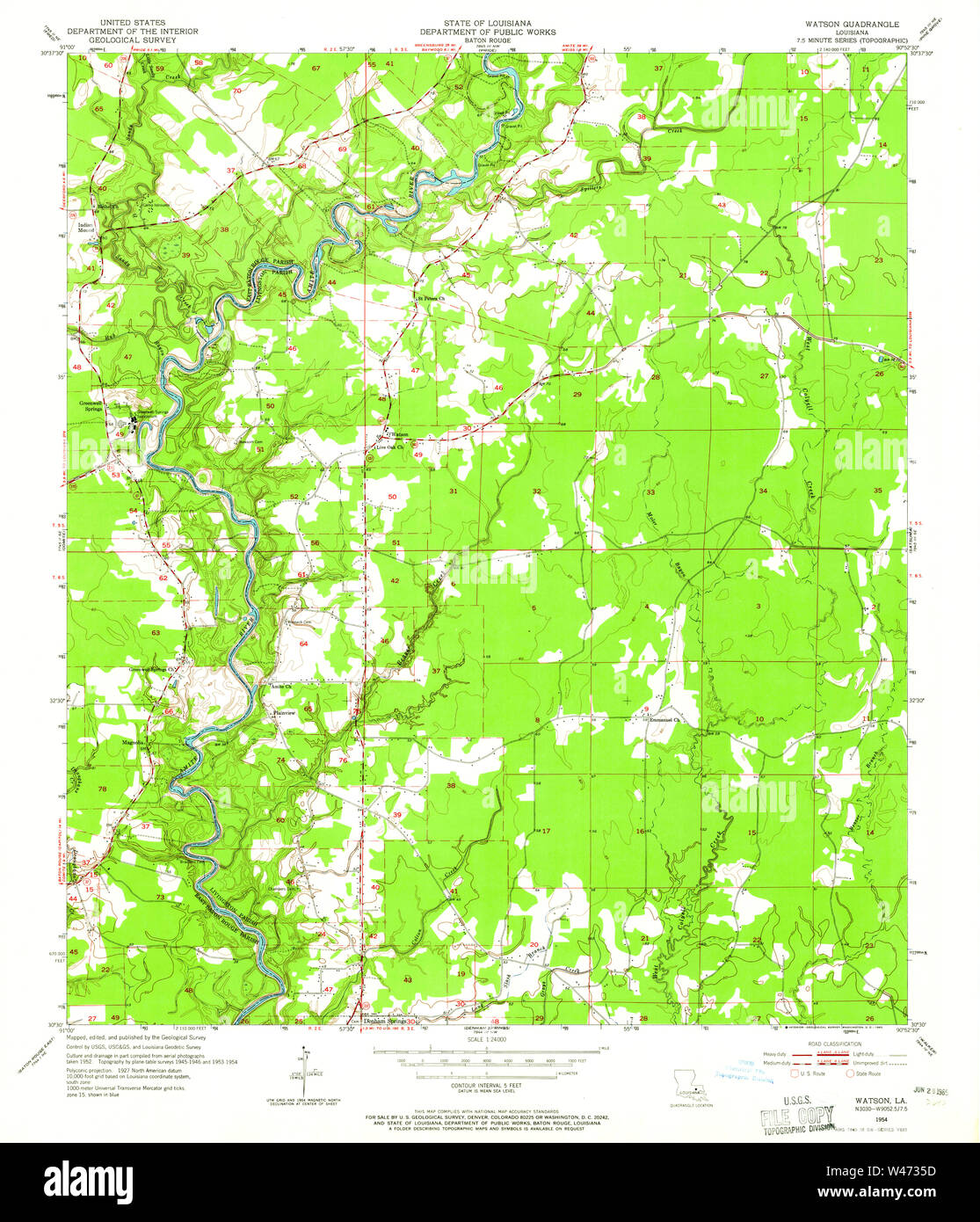 Map of watson hires stock photography and images Alamy