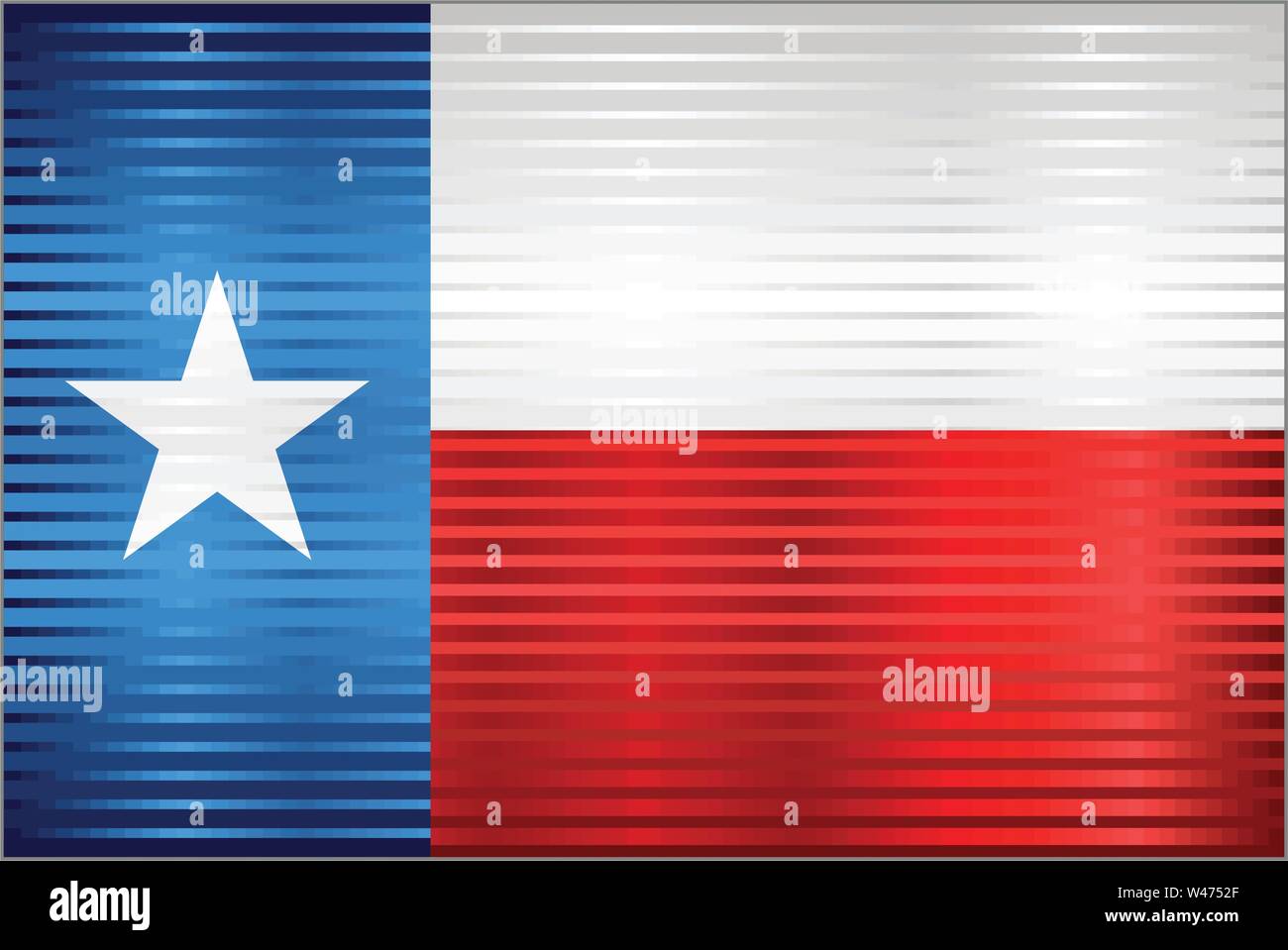 Shiny Grunge flag of the Texas - Illustration, Three dimensional flag ...