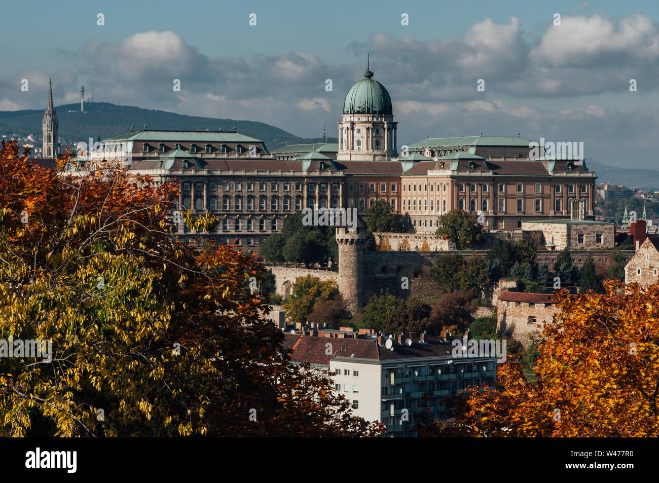 Budapest buda castle fall hi-res stock photography and images - Alamy