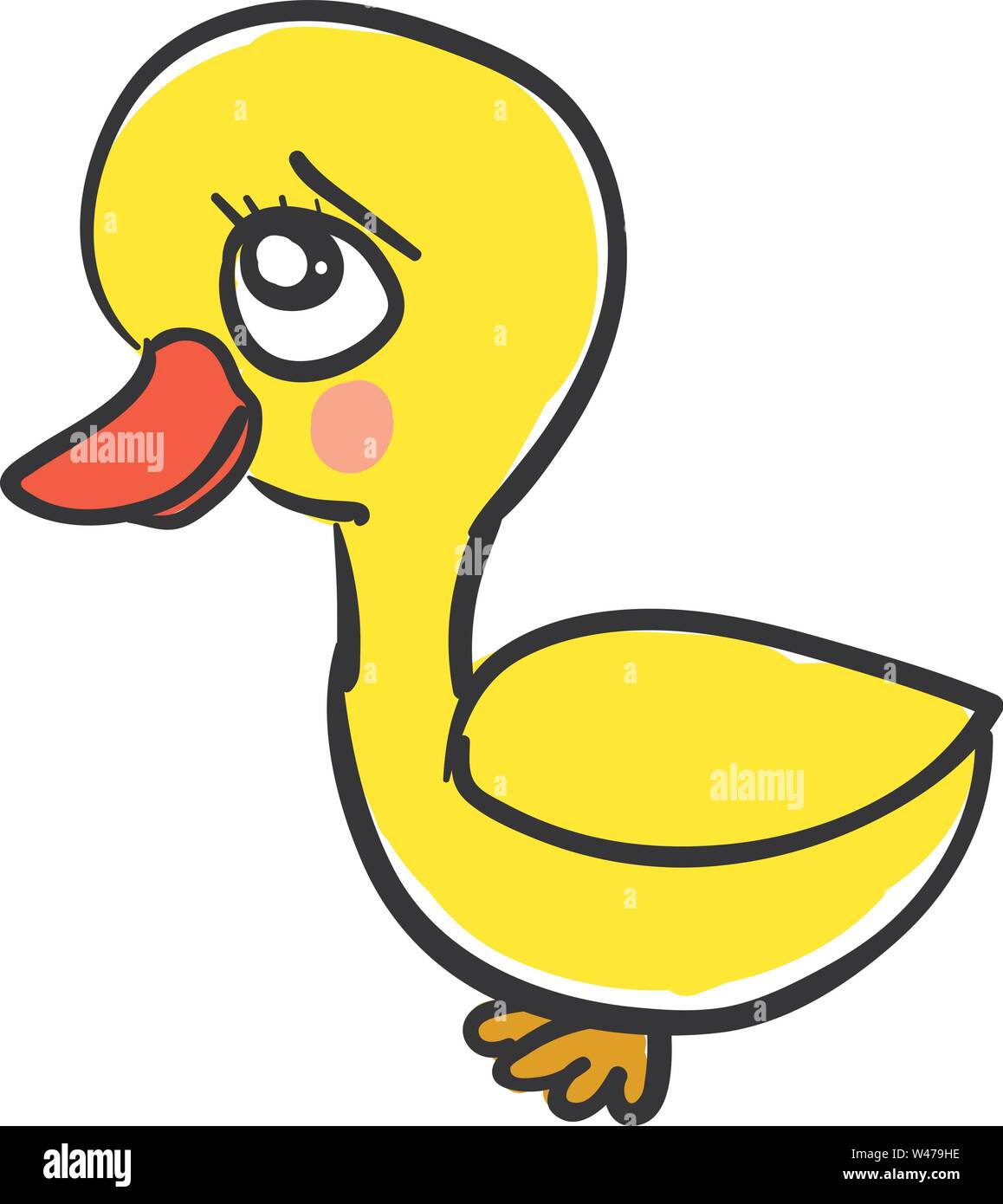 Sad rubber duck Stock Vector Images Alamy