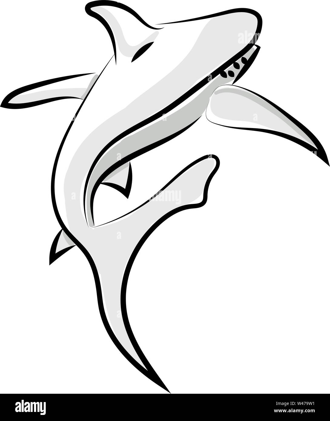 Shark Drawing Images - Free Download on Freepik