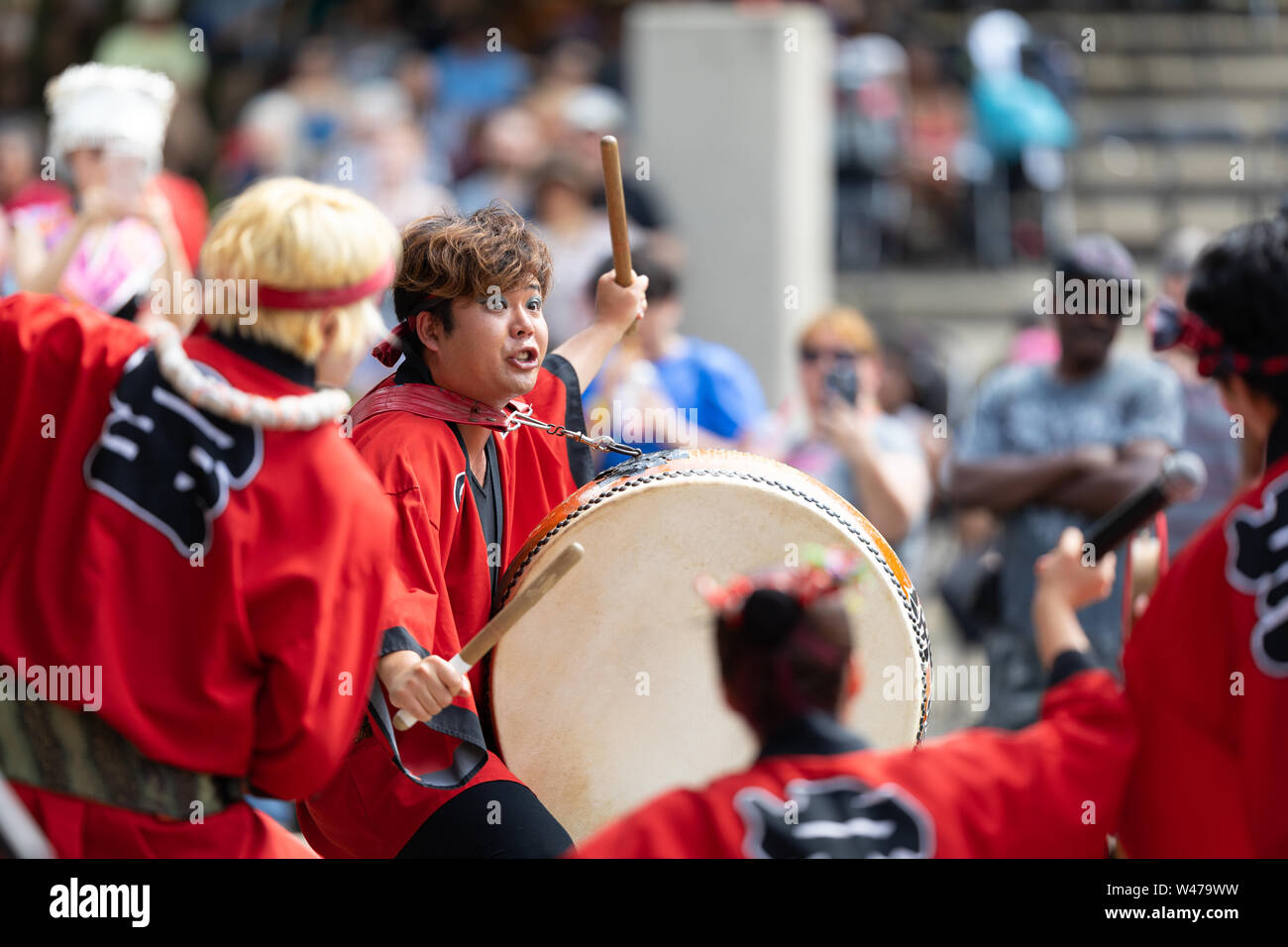 Columbus, Ohio, USA May 26, 2019 Columbus Asian Festival, Members of