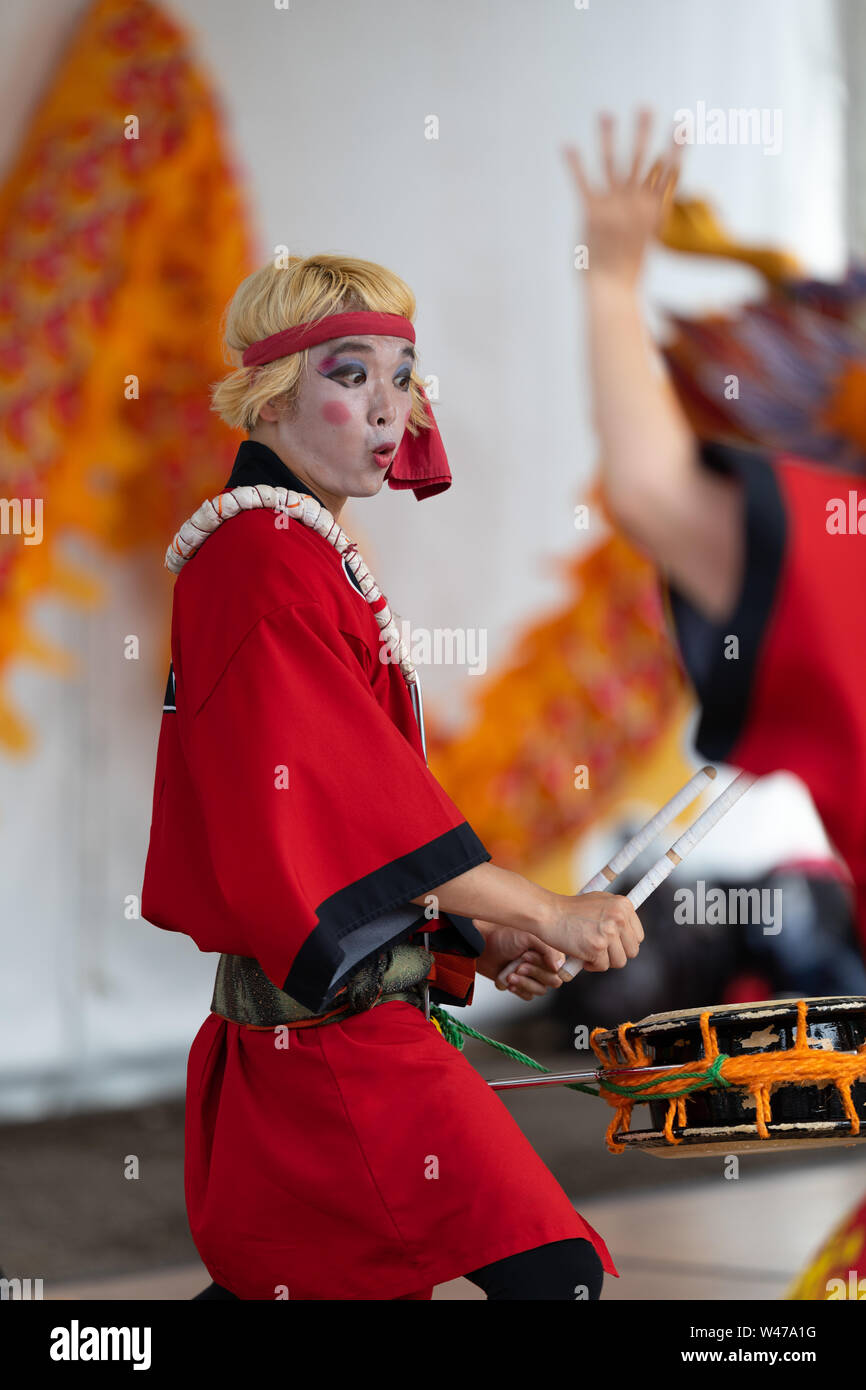 Columbus, Ohio, USA May 26, 2019 Columbus Asian Festival, Members of