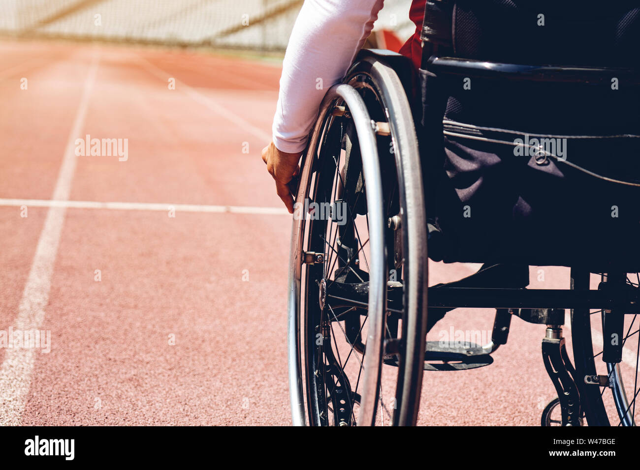 Спортсмен на инвалидной коляске