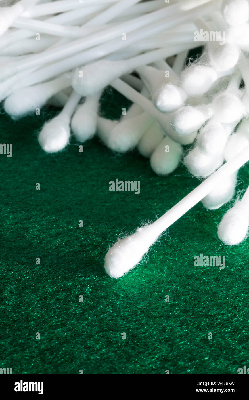 Cotton swab is a tool used to apply or cleanse Stock Photo Alamy