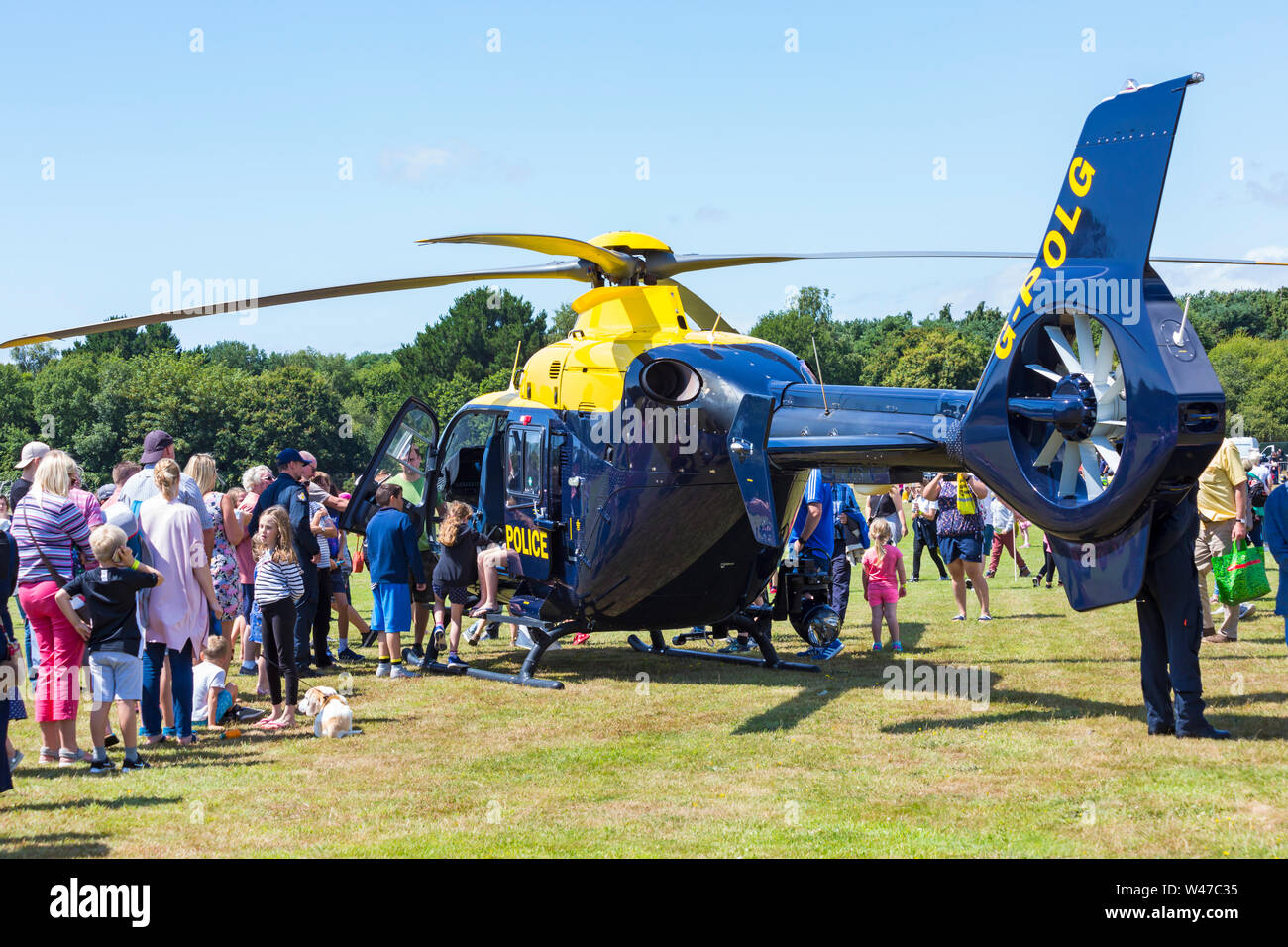 Dorset police helicopter hi-res stock photography and images - Alamy