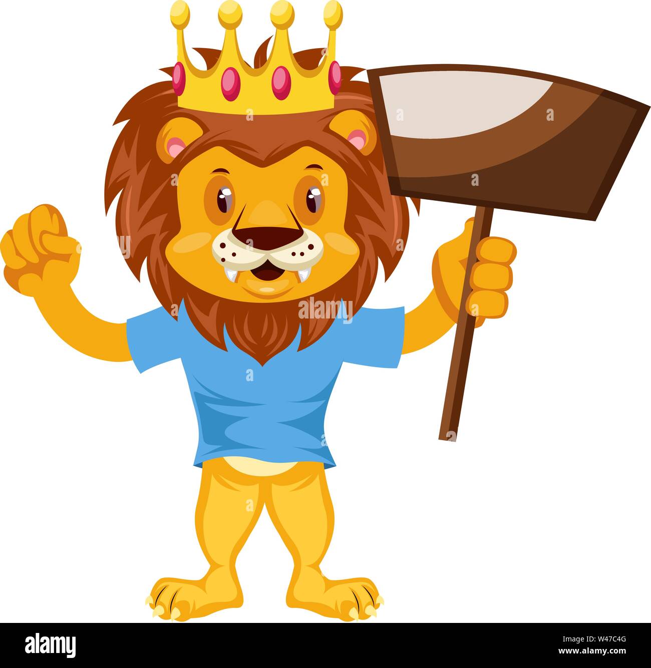Zoo cleaning sweep Stock Vector Images Alamy