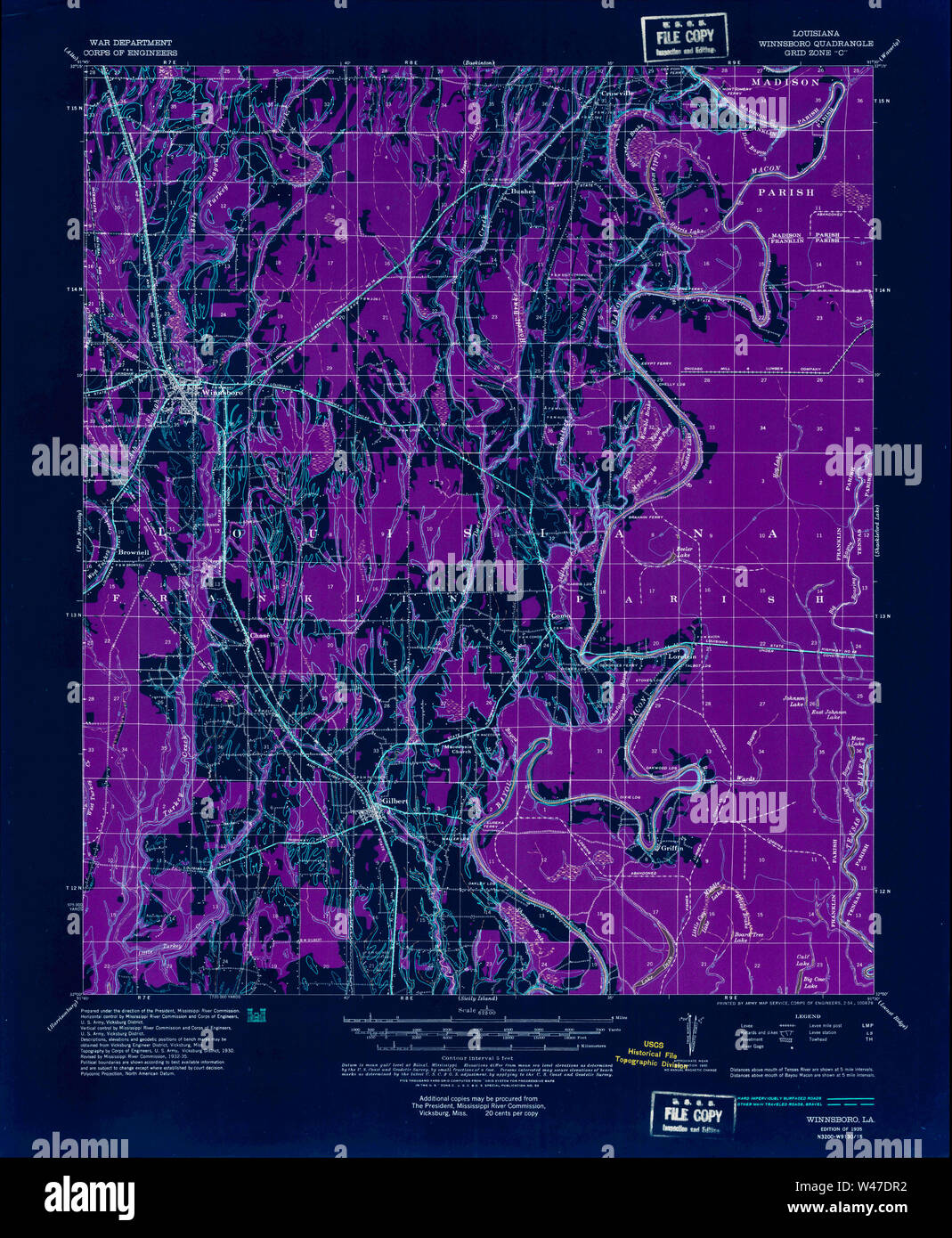 Map of winnsboro hires stock photography and images Alamy