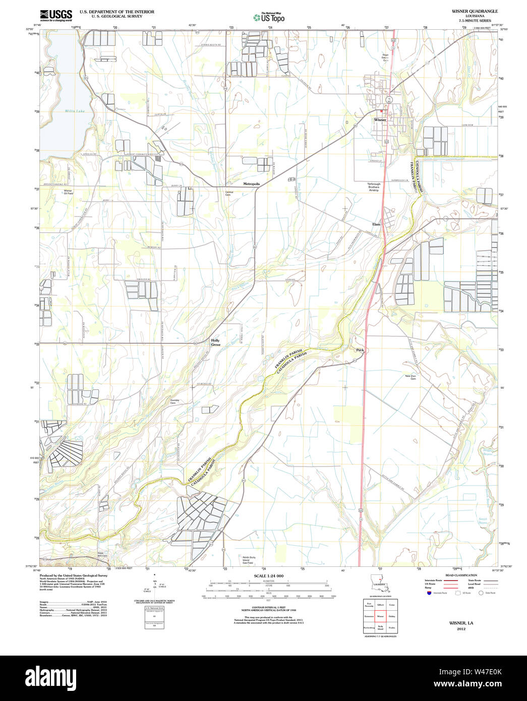Map of wisner hires stock photography and images Alamy