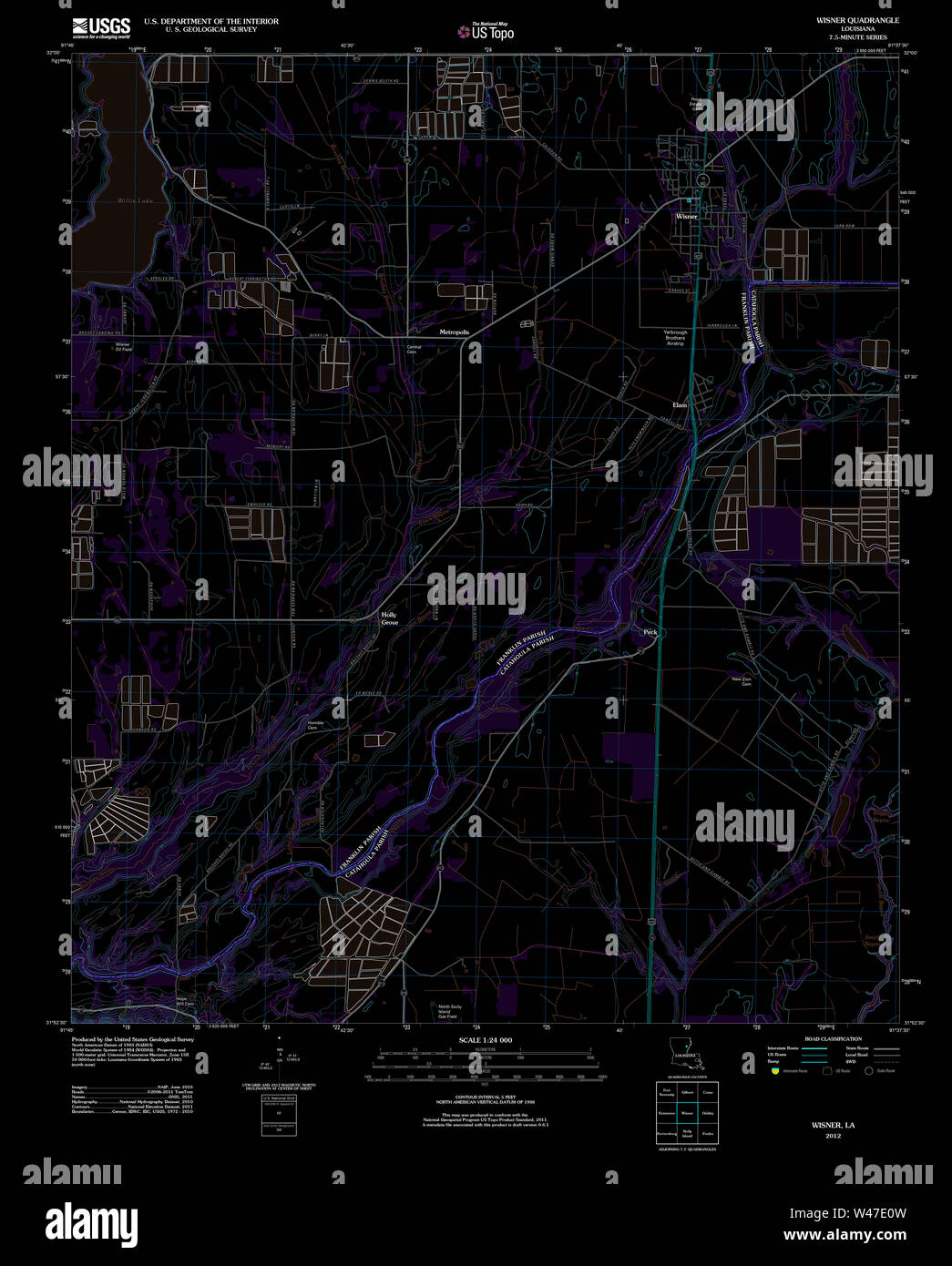 Map of wisner hires stock photography and images Alamy