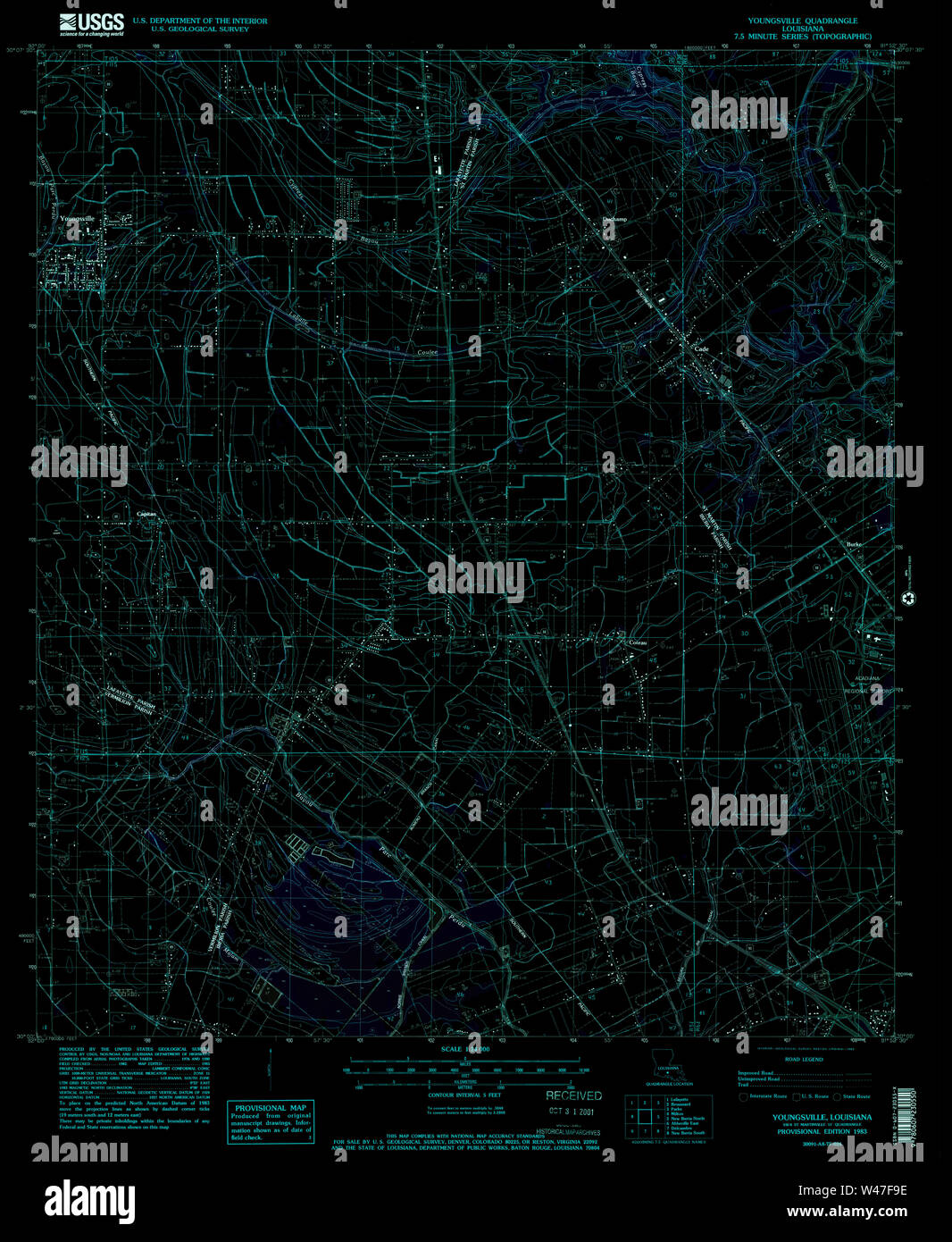 Map of youngsville hires stock photography and images Alamy