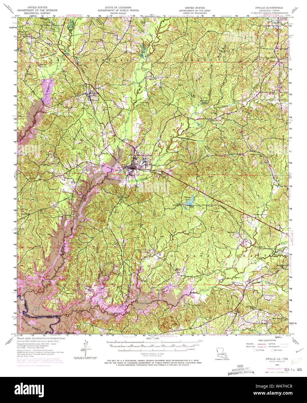 Zwolle louisiana map hires stock photography and images Alamy