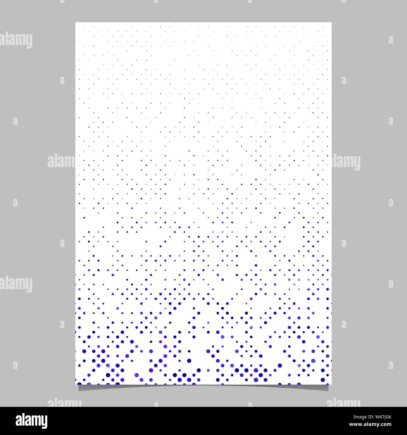 Abstract circle pattern flyer design - vector cover background graphic ...