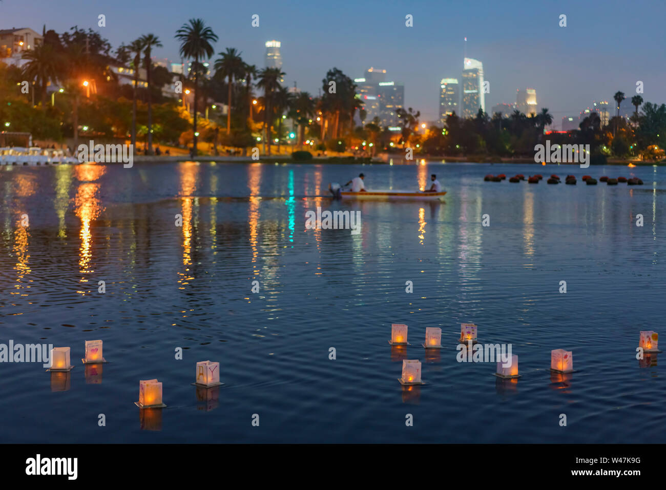 Los angeles echo park skyline hires stock photography and images Alamy