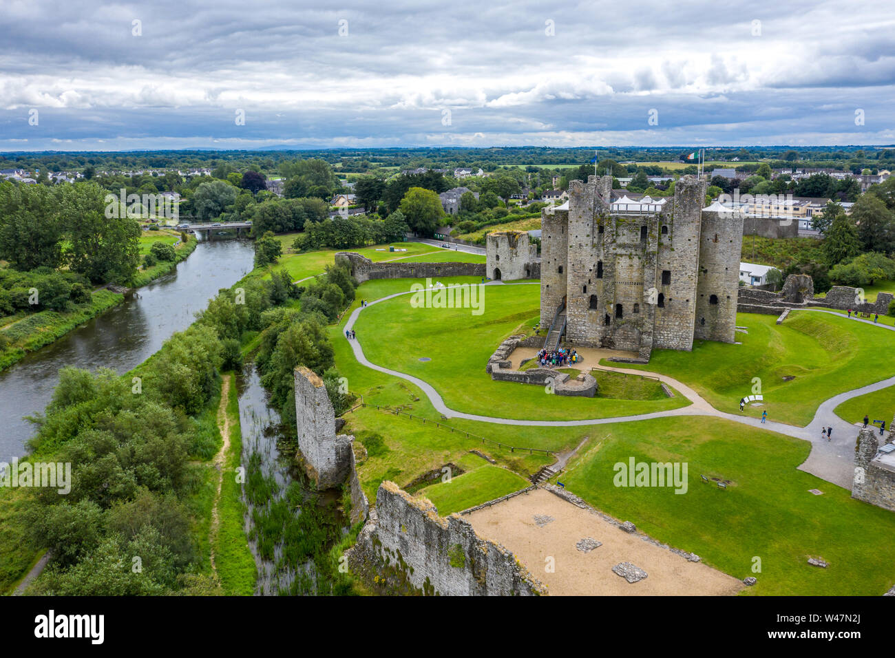 Trim Castle is a Norman castle on the south bank of the River Boyne in