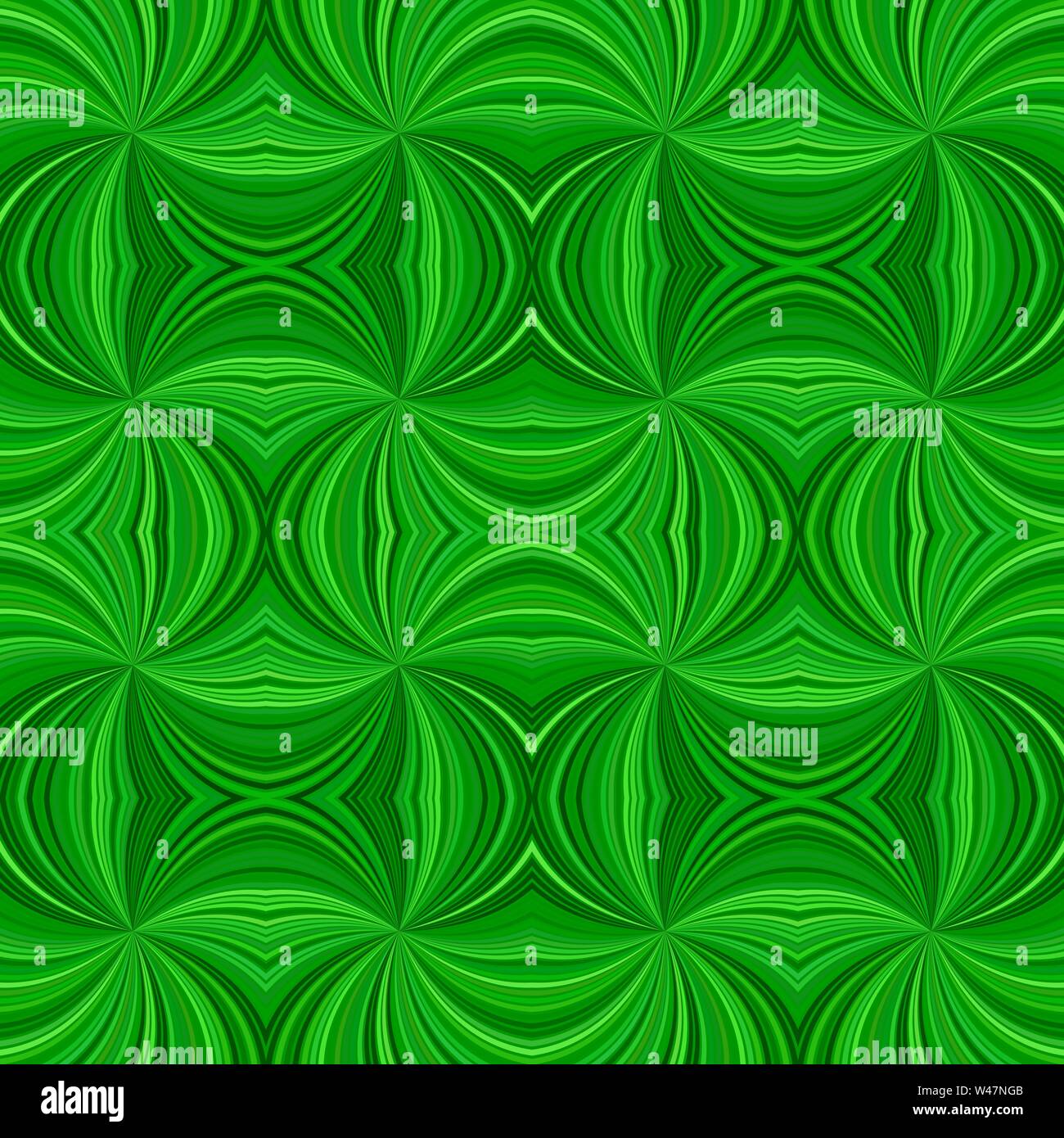 Green seamless abstract hypnotic curved ray burst stripe pattern ...