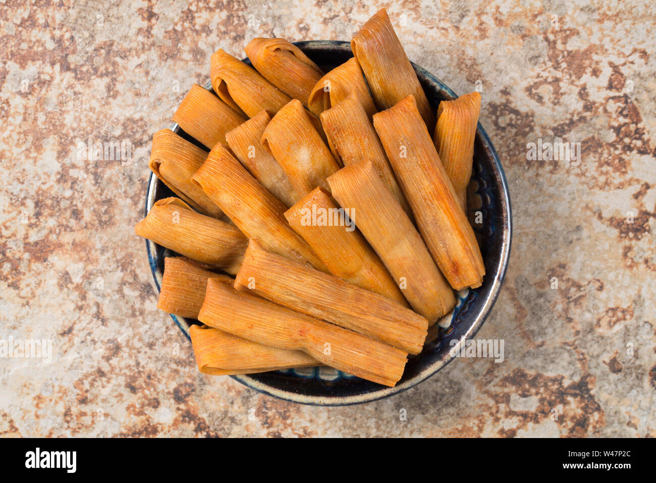 Isolated Tamales in Corn Husk Stock Photo Alamy