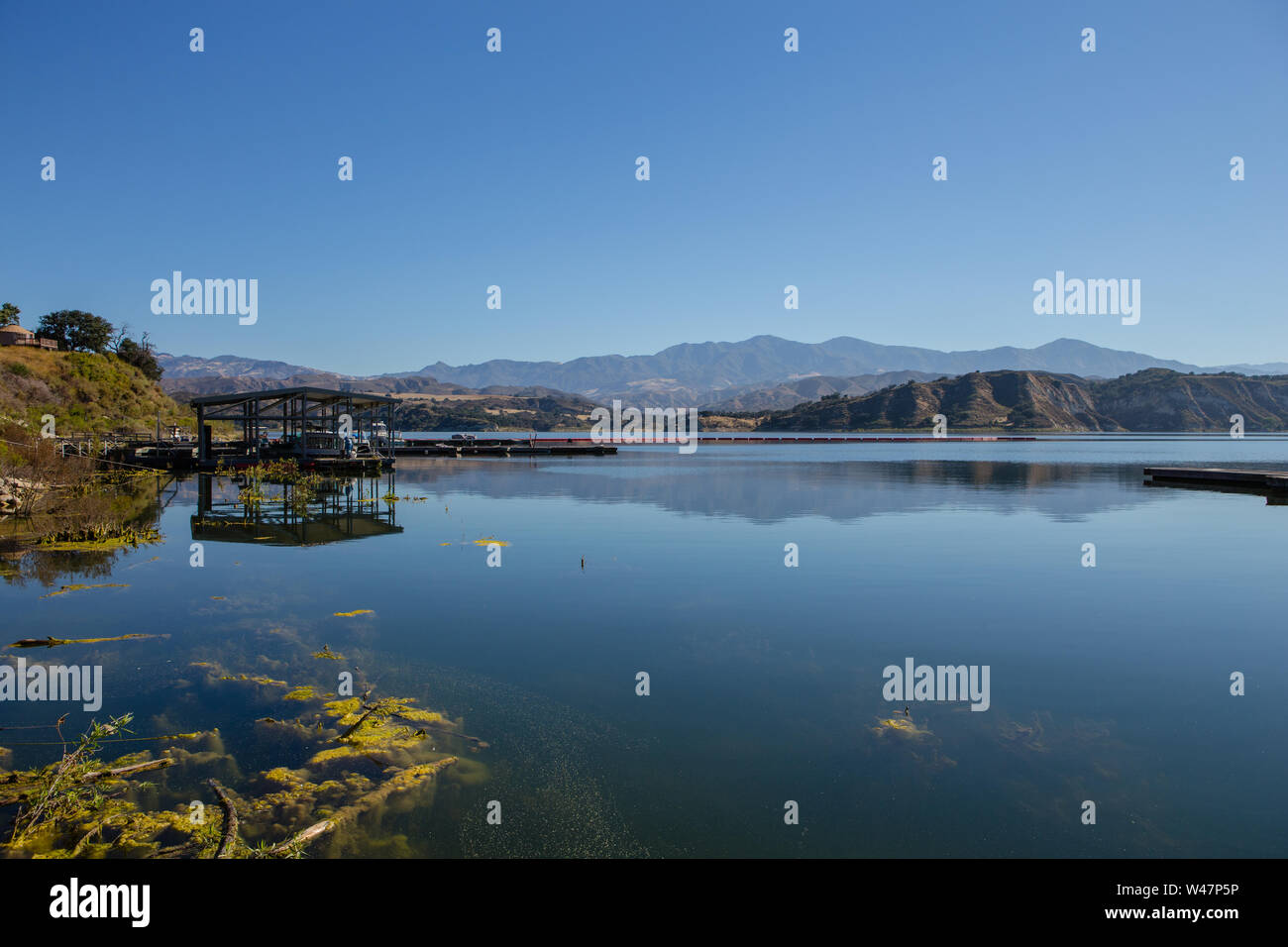 Lake Cachuma on the Santa Ynez River in santa Barbara County