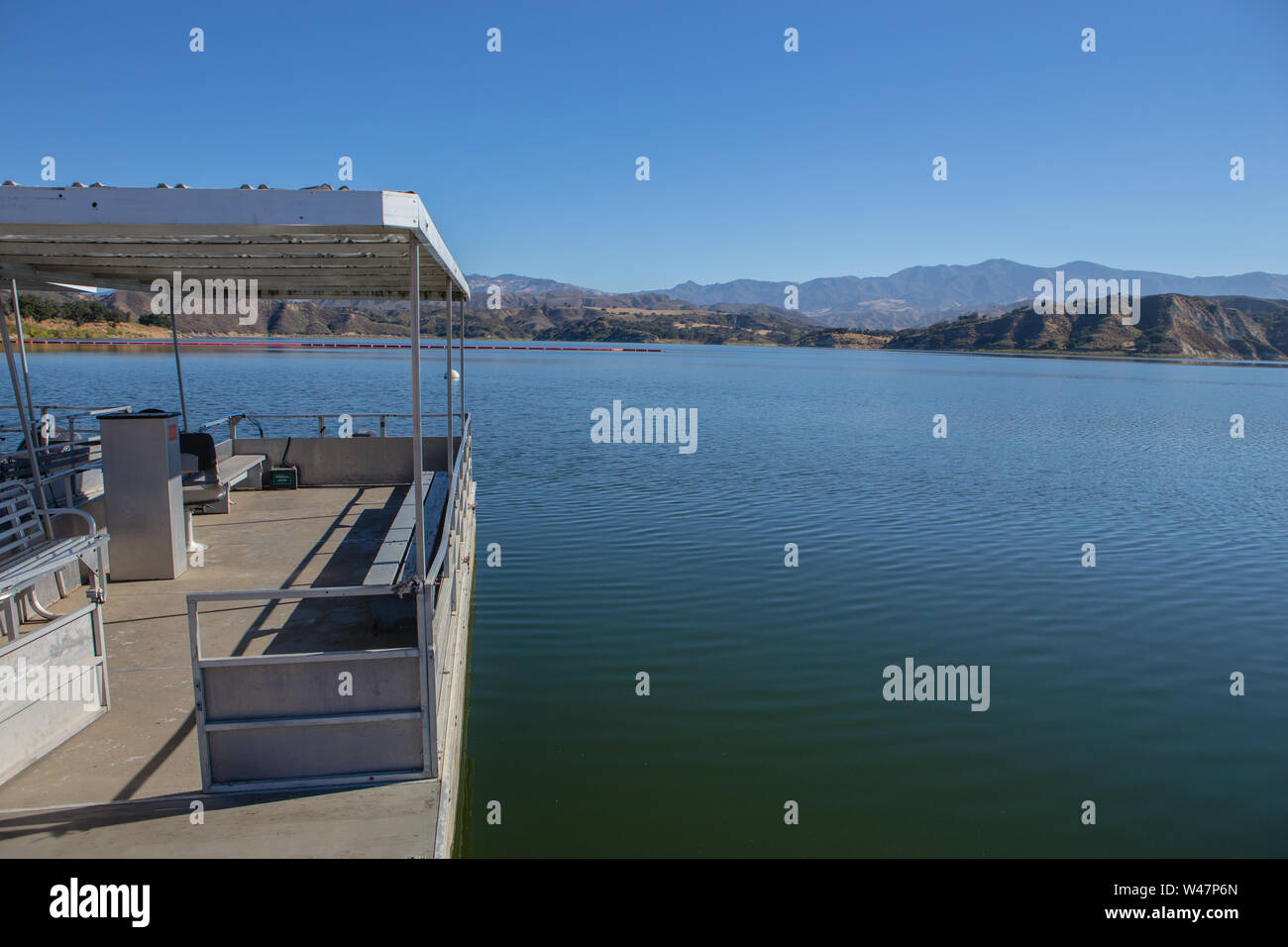 Lake Cachuma on the Santa Ynez River in santa Barbara County