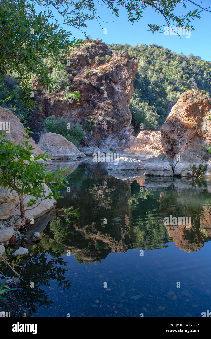 Red Rocks Swimming Hole Santa Ynez River Los Padres National Forest Santa Barbara County One Of The Largest Rivers On The Central Coast California Stock Photo Alamy