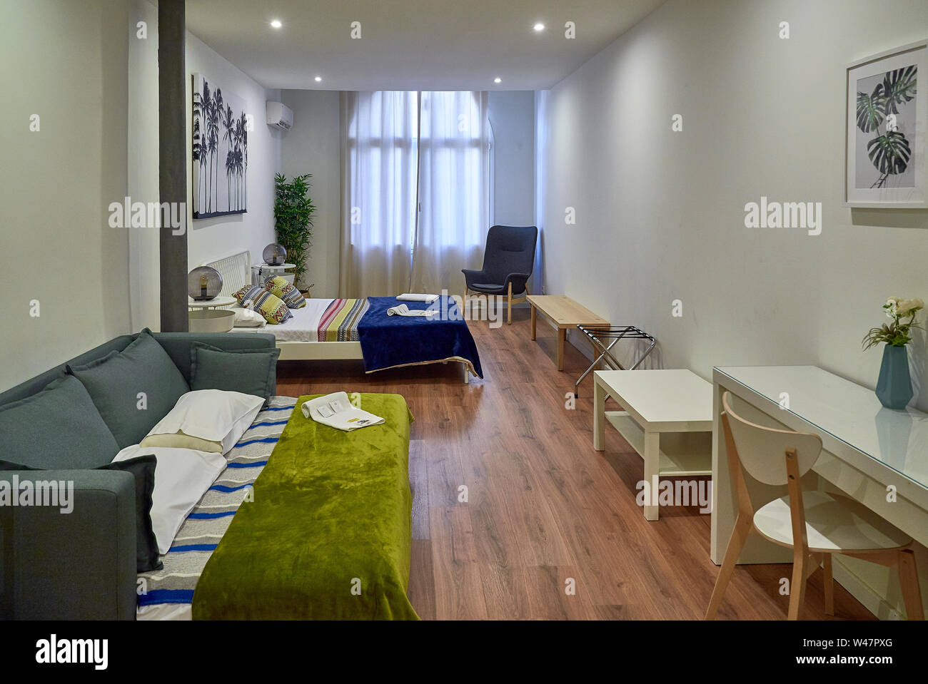 Modern and affordable apartment furniture Stock Photo Alamy