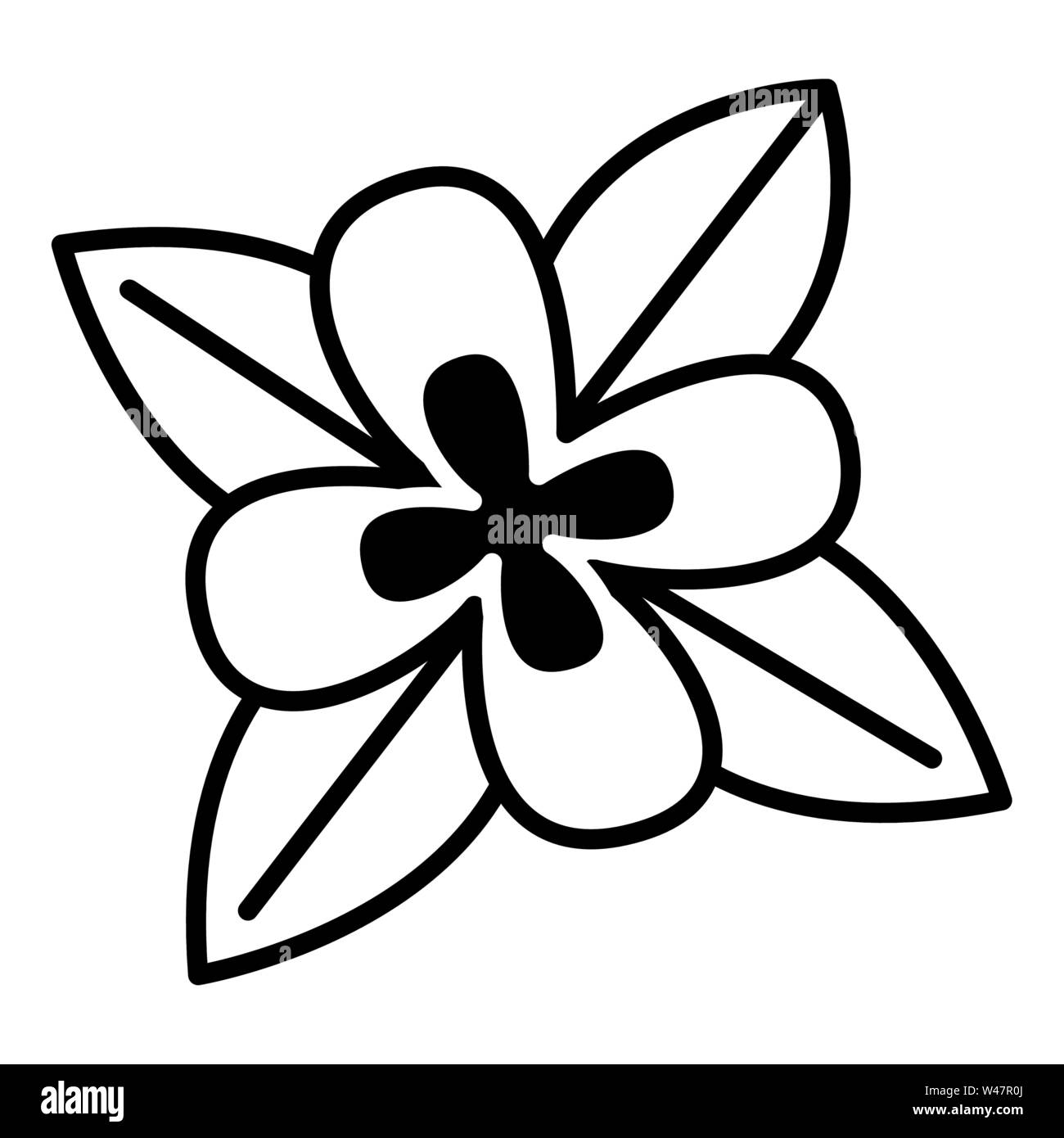 flower petals and leaves white background Stock Vector Image & Art Alamy